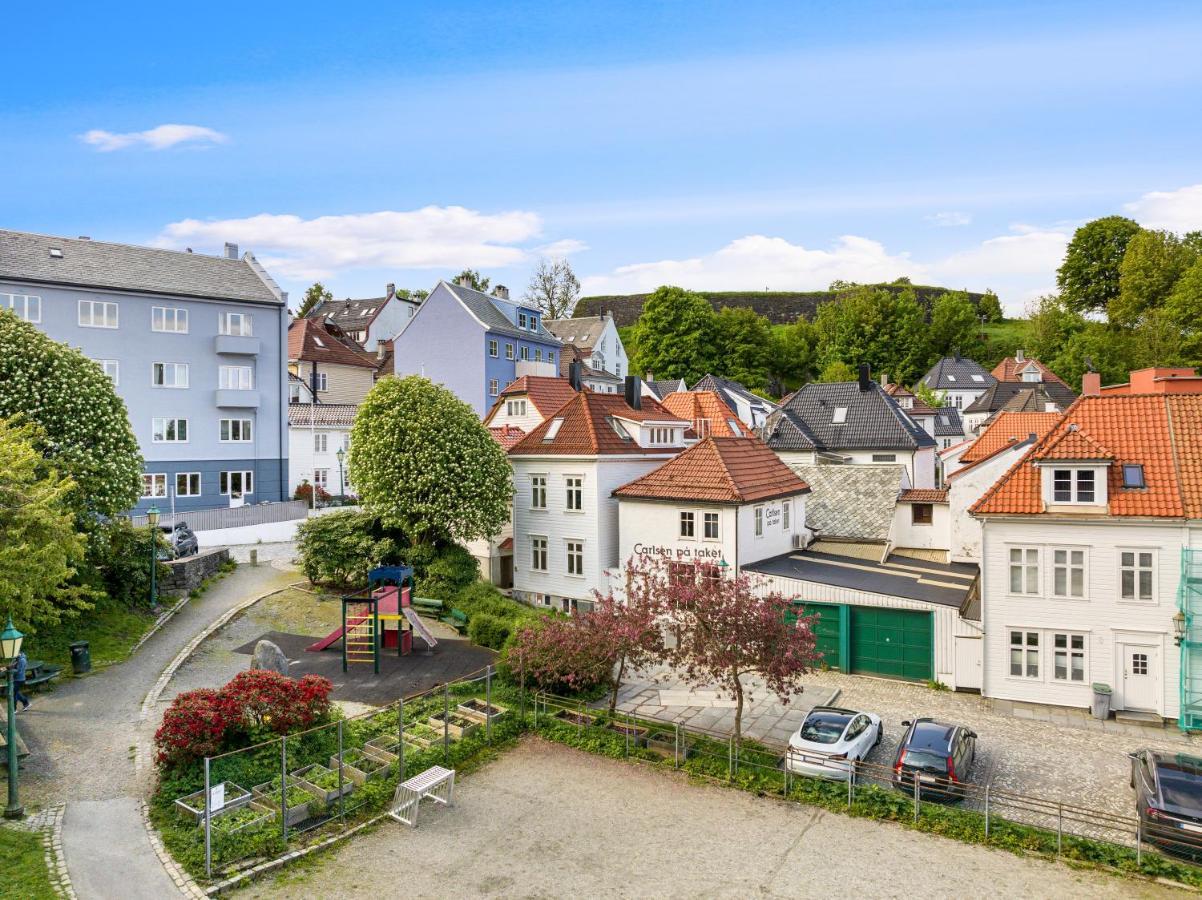 Modern Penthouse With A View - Behind Bryggen Apartment Bergen Ngoại thất bức ảnh