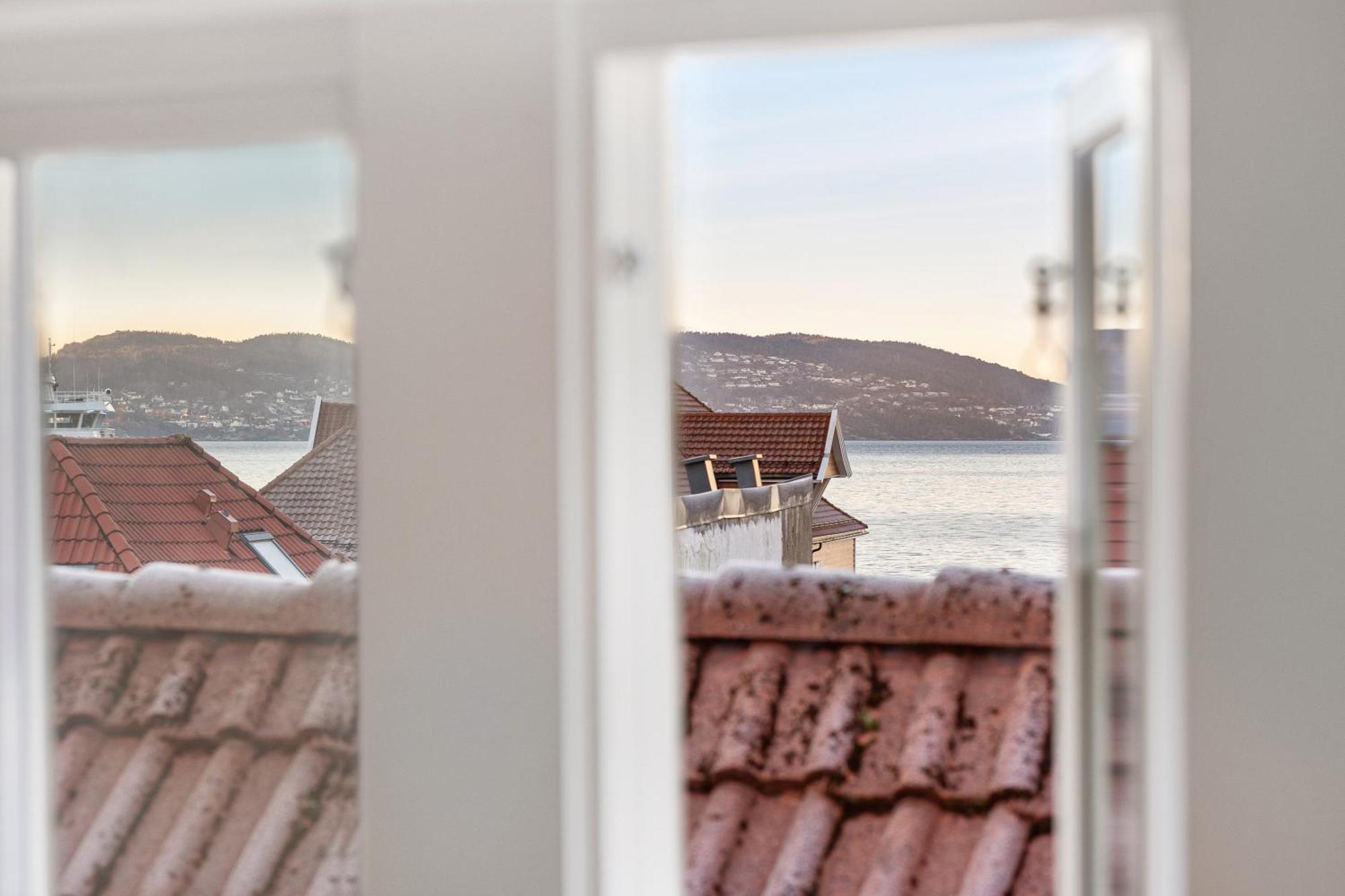 Modern Penthouse With A View - Behind Bryggen Apartment Bergen Ngoại thất bức ảnh